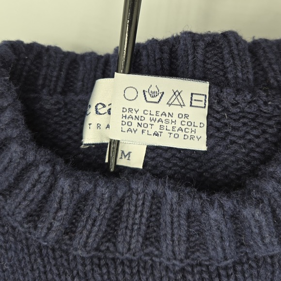 Vintage 1992 Eagle's Eye Morton Salt Girl Hand Knit Pullover Sweater Size M Vtg - Picture 4 of 16